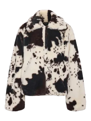 Noisy May NMEVE FUR JACKET Birch/COW 27035654