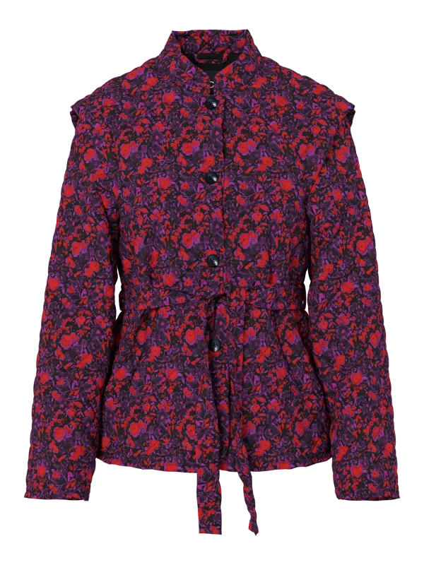 Pieces PCMAROLINE PRINTED JACKET W. BELT 179276001 17160461