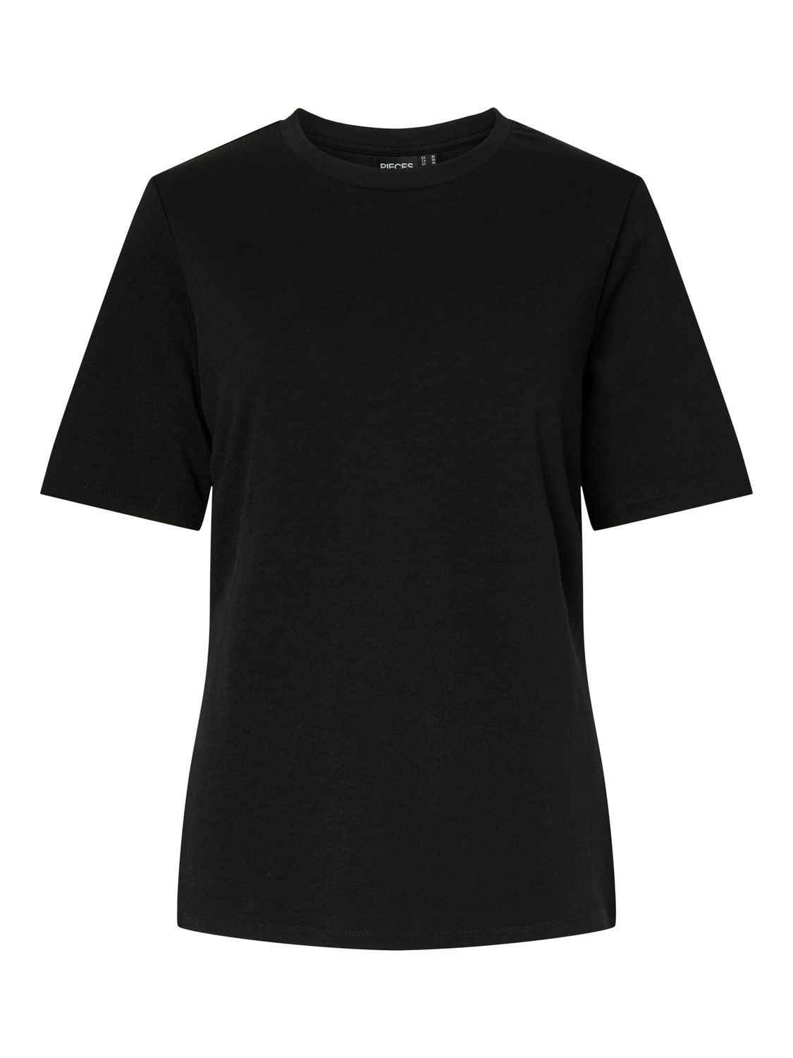 Pieces PCSKYLAR SS SPLIT TEE JRS BC Black 17159296