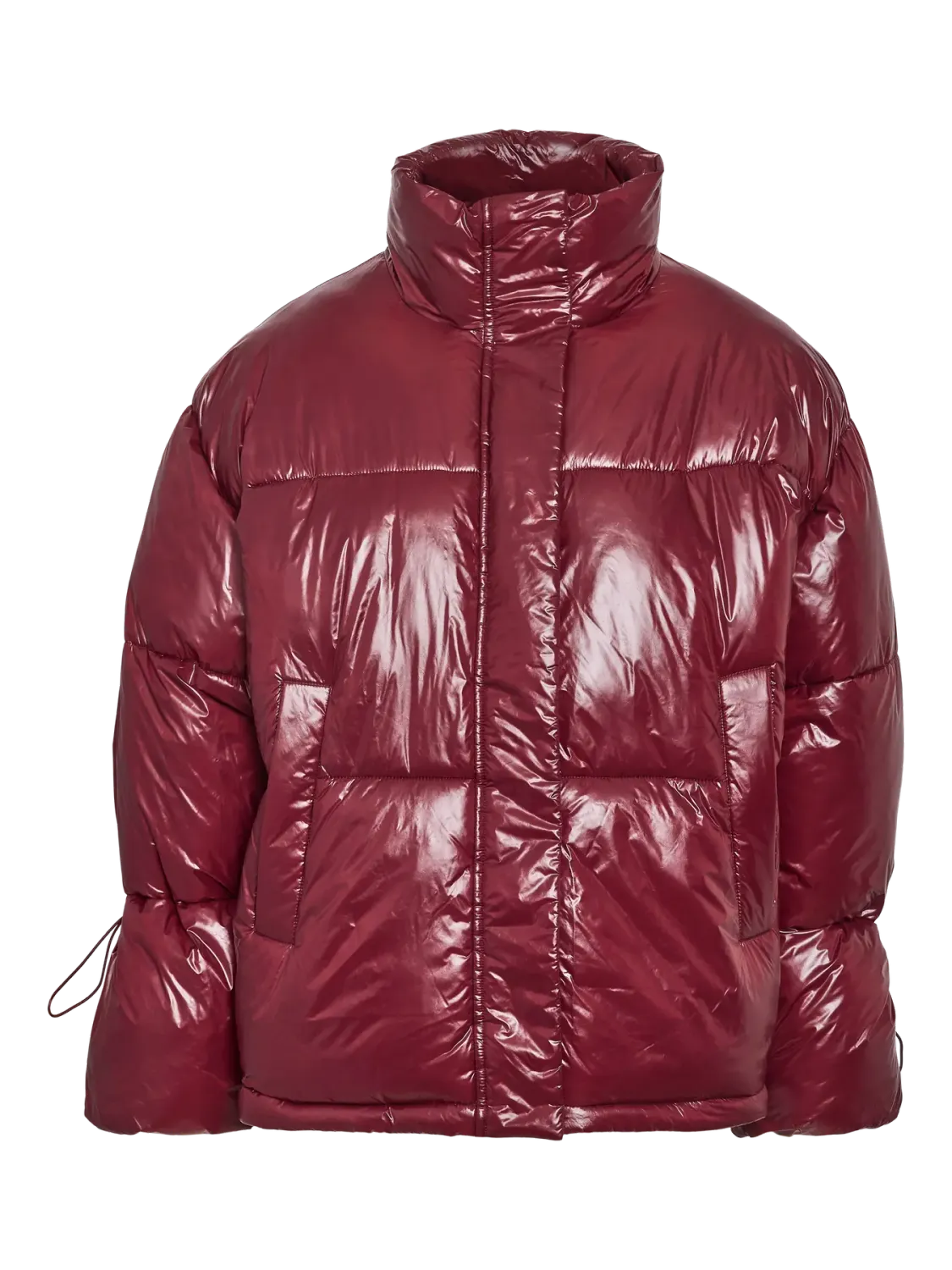 Noisy May NMALLIE SHINY PUFFER FWD NOOS Windsor Wine 27034661