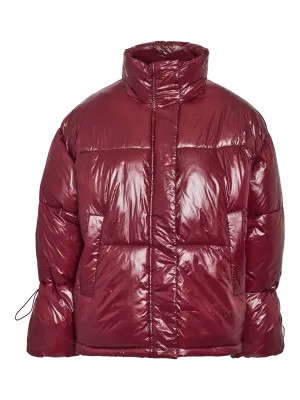 Noisy May NMALLIE SHINY PUFFER FWD NOOS Windsor Wine 27034661