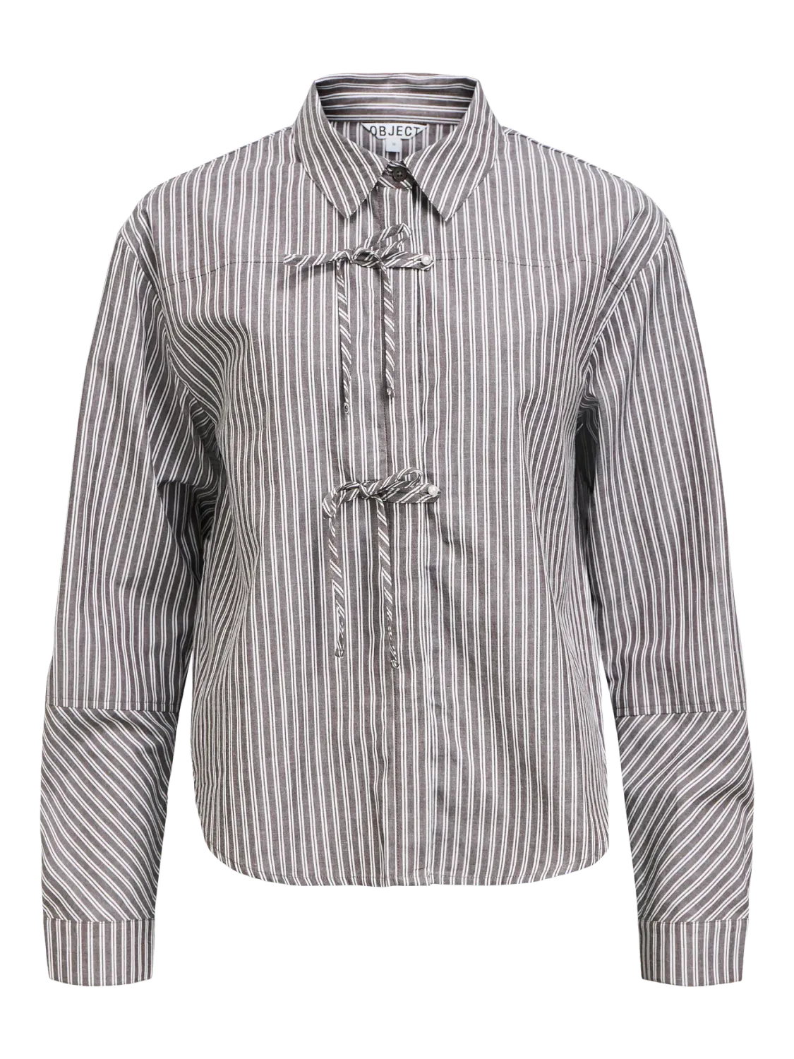 Object OBJNOELLE L/S RE SHIRT 141 Seal Brown/Brown 23047730