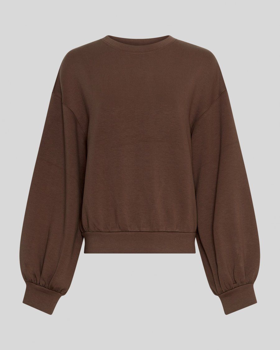 MSCH Copenhagen MSCHBrionna Ima Q Sweatshirt SLATE BLACK 19536