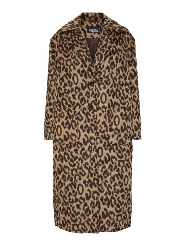 Pieces PCJILI LEO LONG PRINTED COAT 179276001 17159604