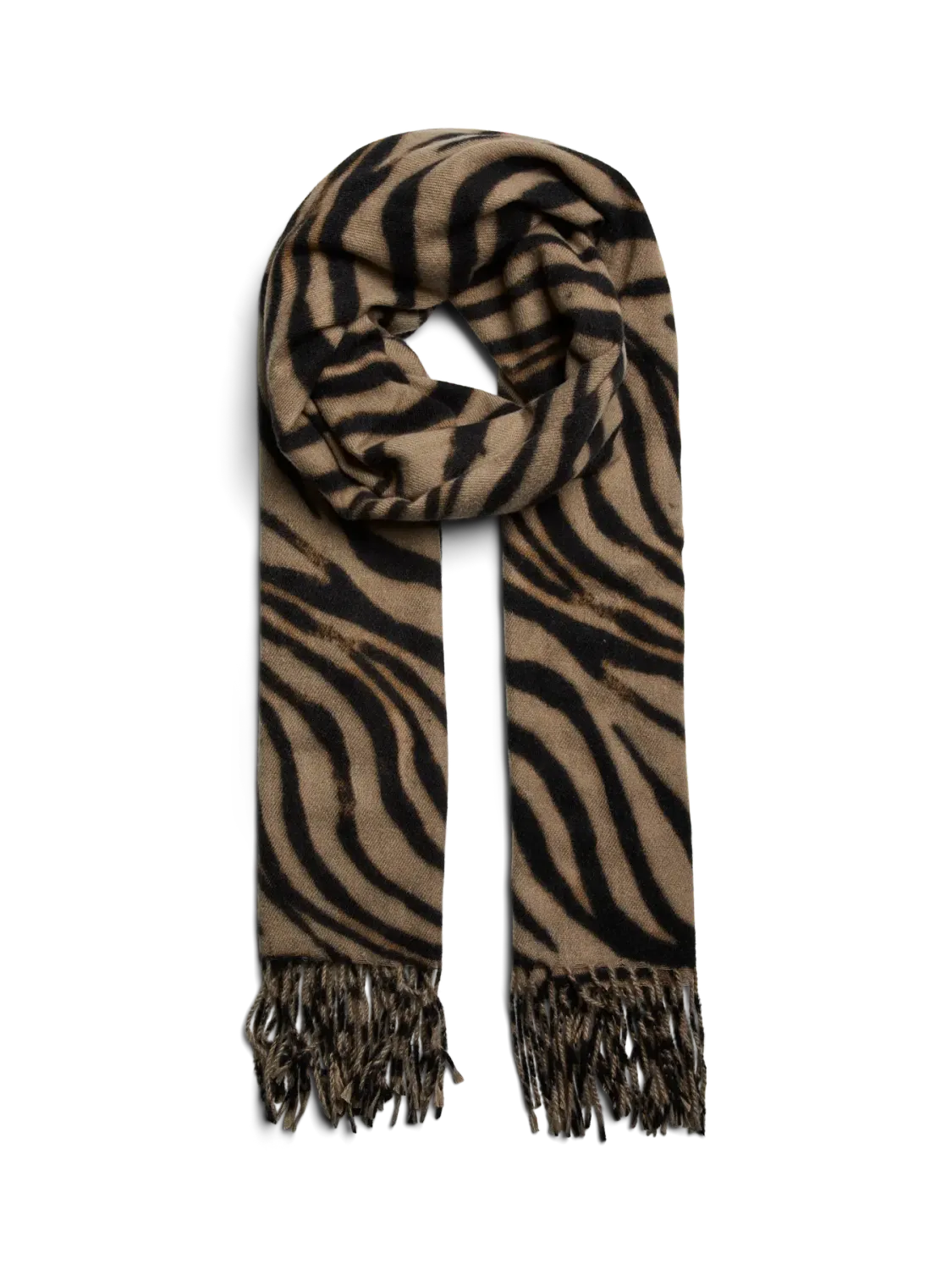 Pieces PCJEO LONG SCARF BC Greige/Tiger 17159757