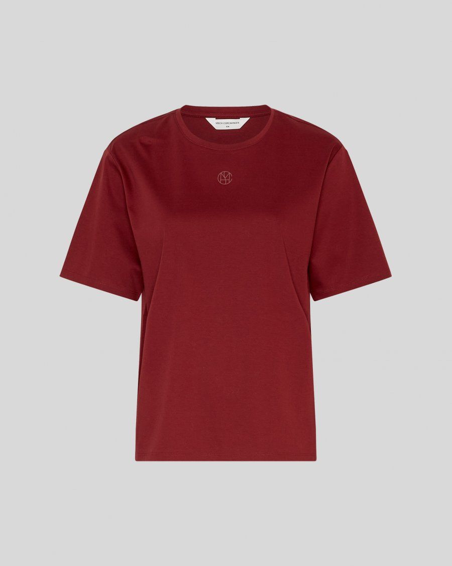 MSCH Copenhagen MSCHMelea Icon Tee SYRAH/SYRAH 18453