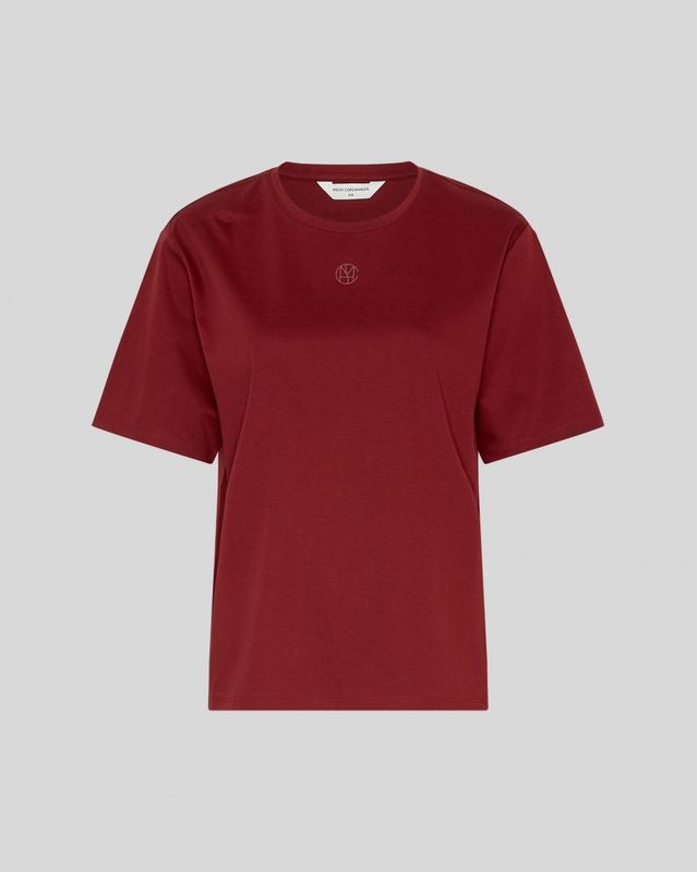 MSCH Copenhagen MSCHMelea Icon Tee SYRAH/SYRAH 18453