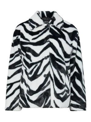 Pieces PCROBYN JACKET Black/Zebra 17153567