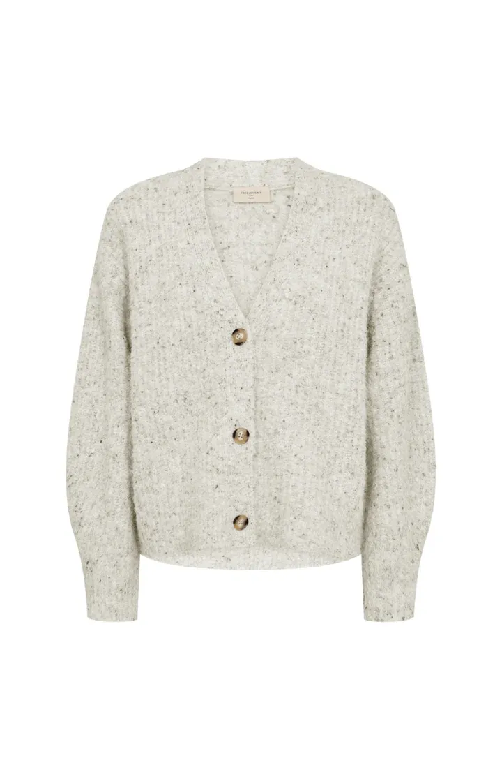 Freequent FQGRSNEMES-CARDIGAN Moonbeam Melange 207384