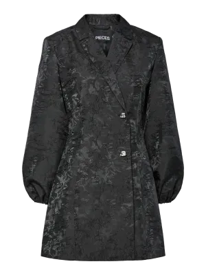 Pieces PCMARIA JAQUARD BLAZERDRESS Black 17160918