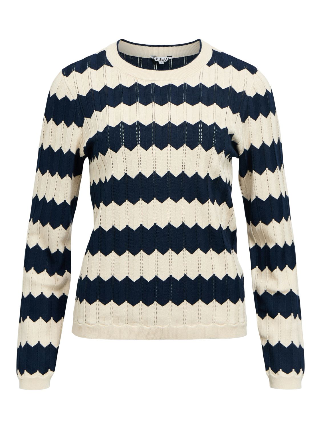 Object OBJEBBA L/S RE KNIT PULLOVER NOOS 183539004 23045708