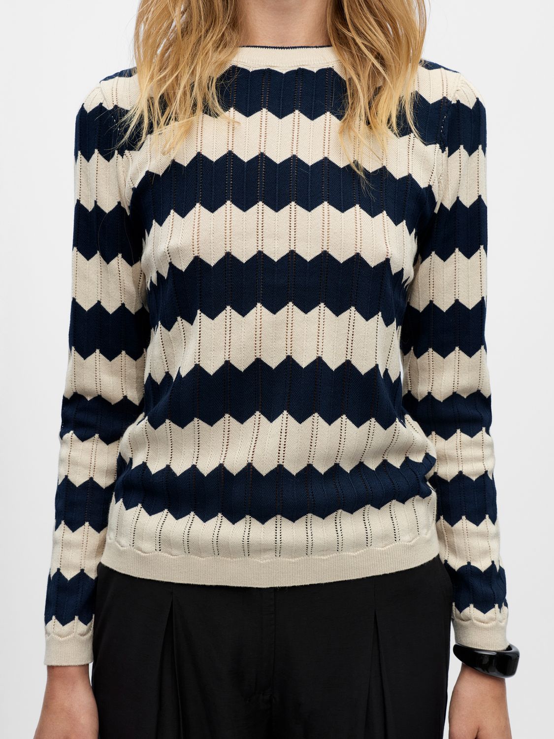 Object OBJDARIA L/S RE SHORT WRAP DRESS 14: Black 23047538