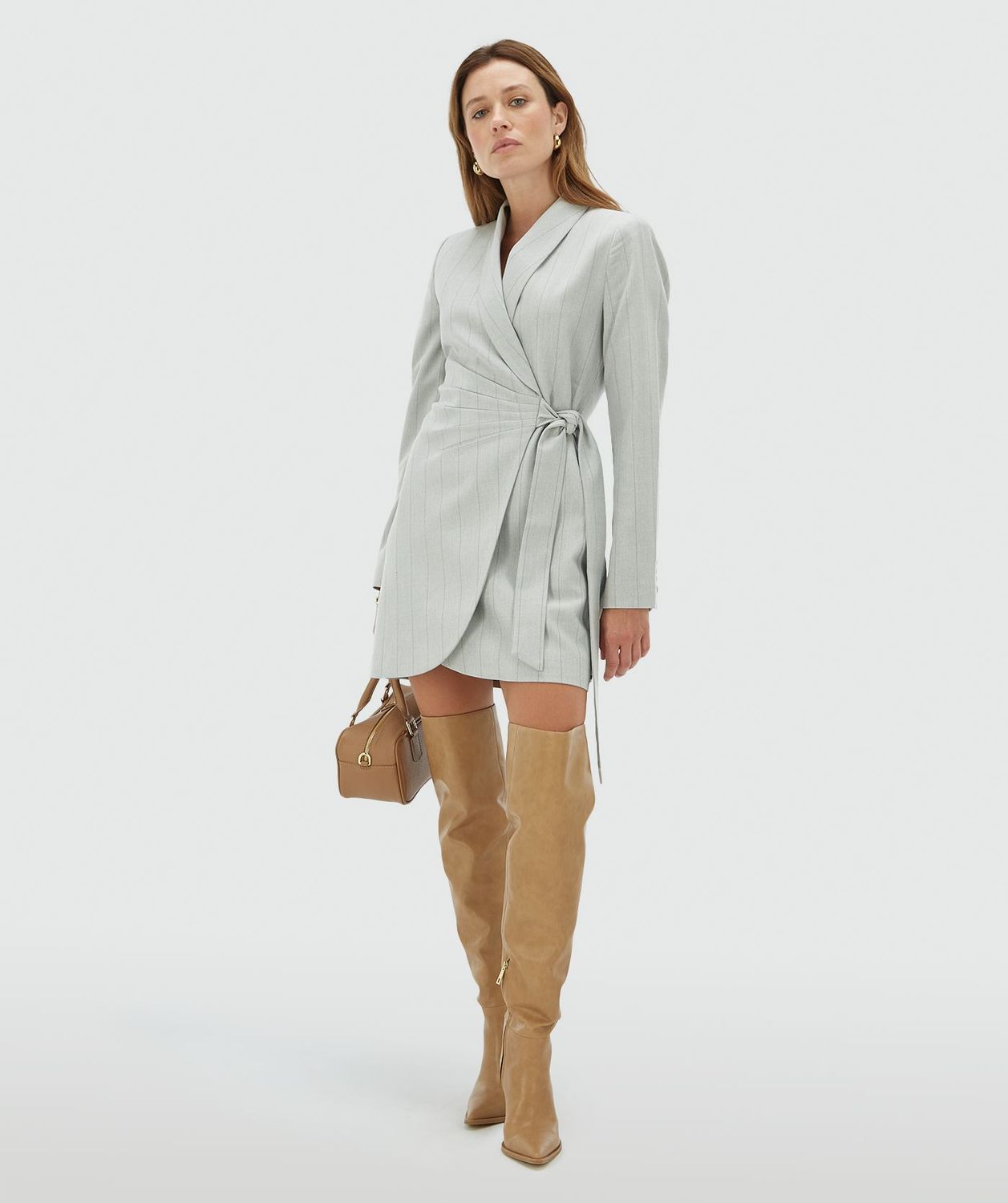 Josh V Bonita light grey melange JV-2509-0403