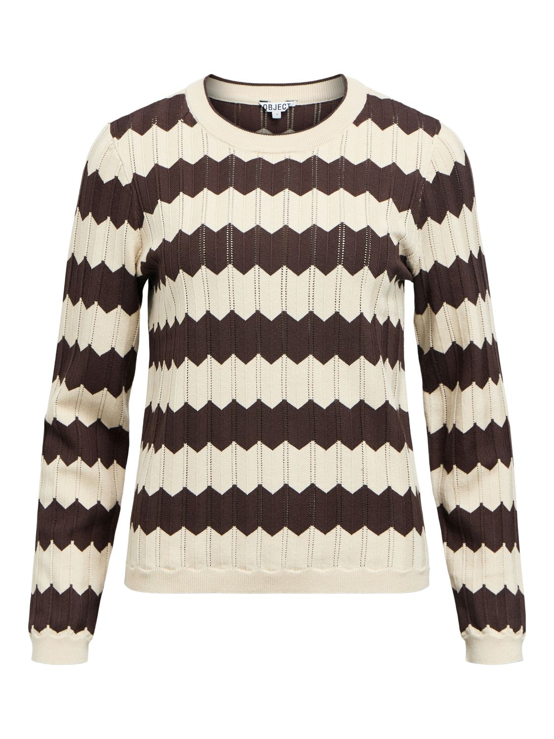 Object OBJEBBA L/S RE KNIT PULLOVER NOOS 183539005 23045708