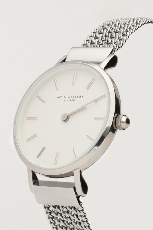 My Jewellery Horloge losse schakelketting Zilver