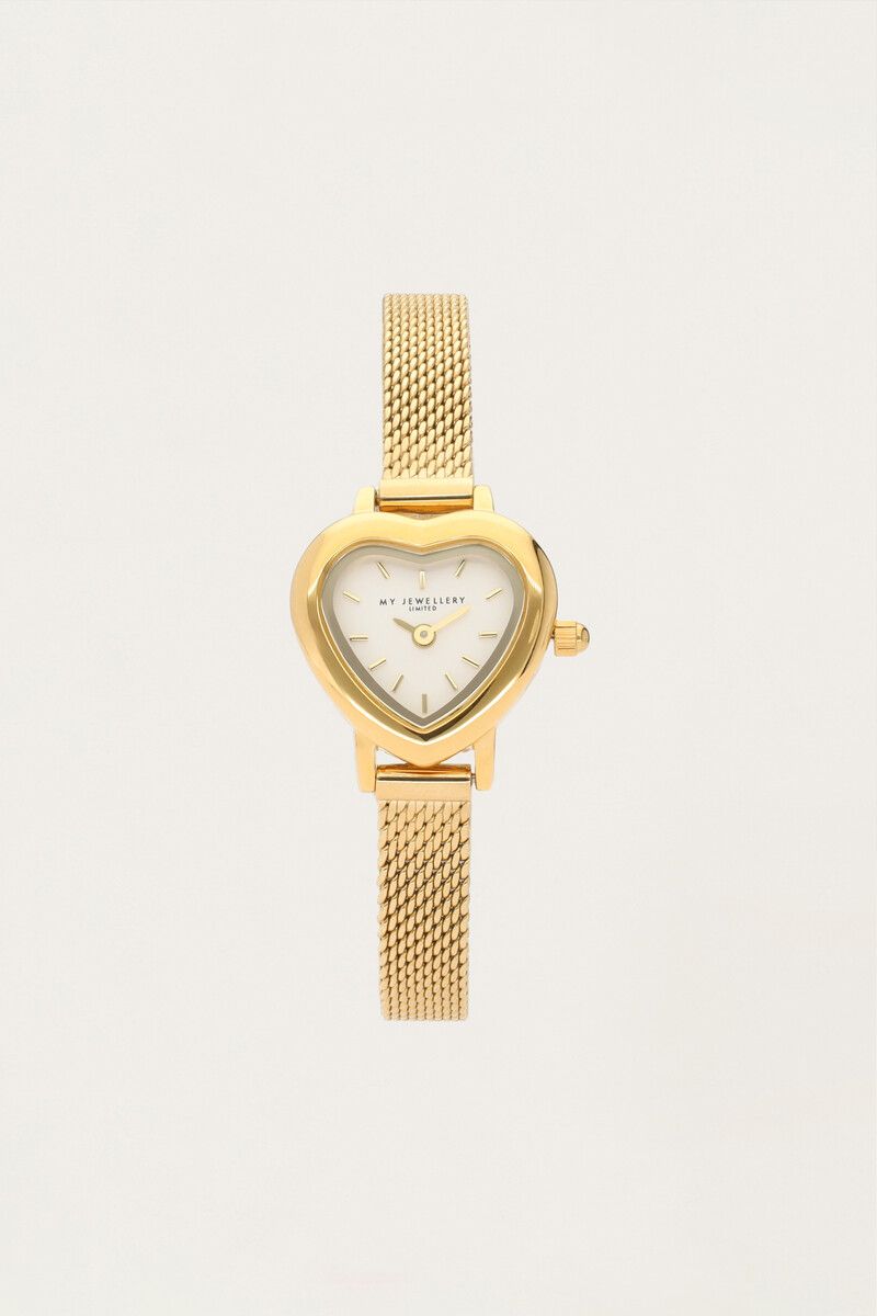 My Jewellery Love horloge met hartje Goud My Jewellery Love horloge met hartje Goud