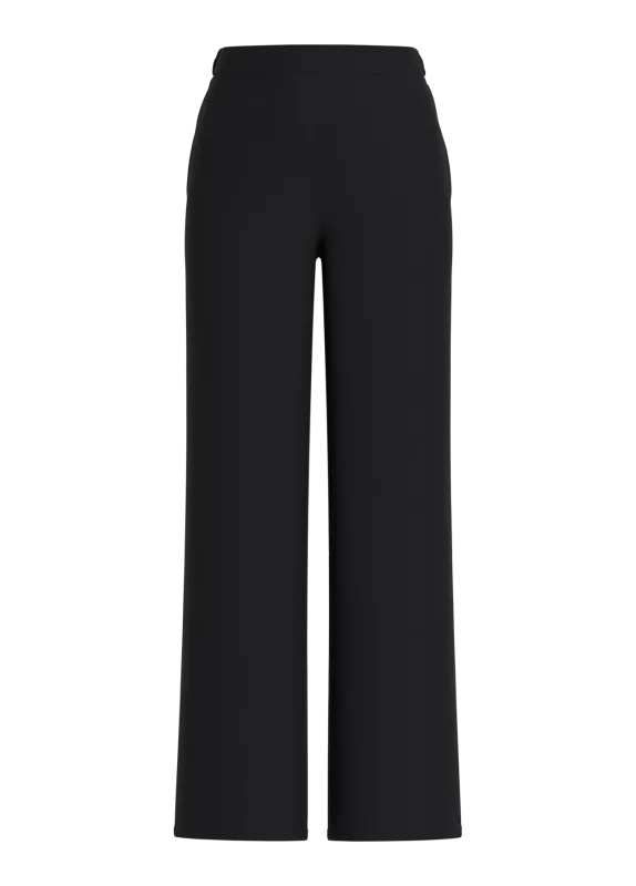 Vila VIMERLANO HW WIDE PANTS Black Beauty 14113227