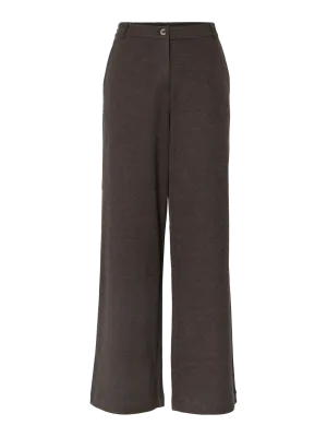 Pieces PCMAMILLA HW WIDE PANTS BC Hot Fudge 17161809