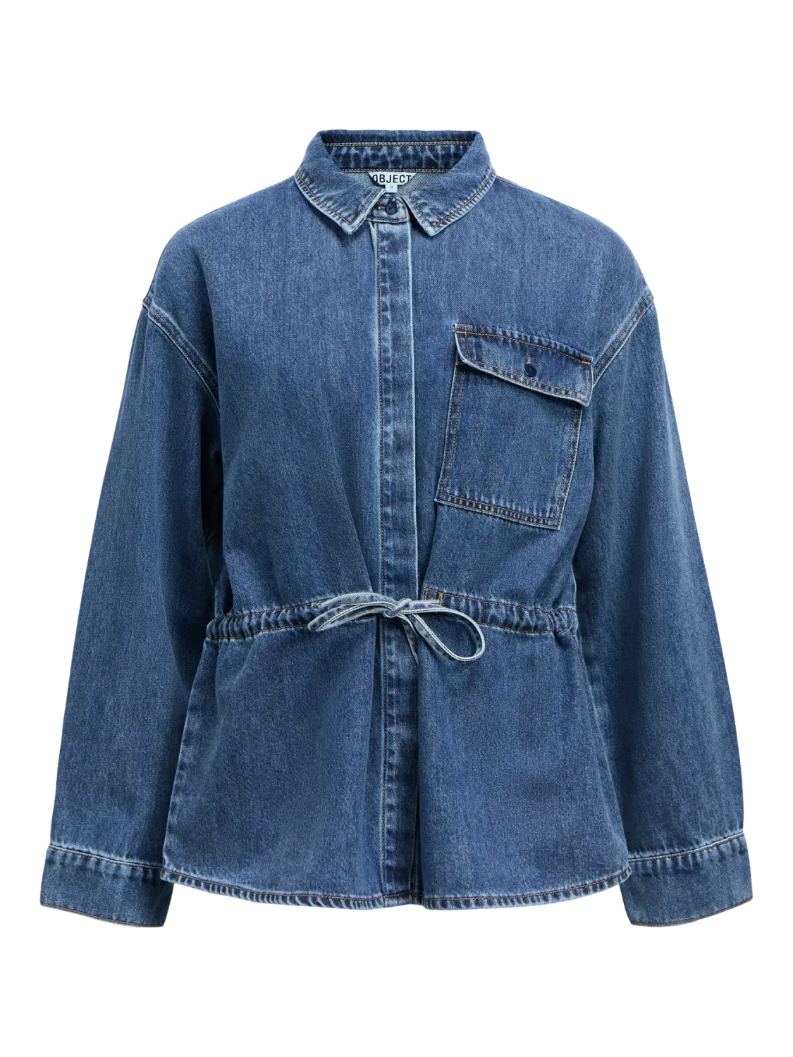 Object OBJROSIE L/S JACKET E AW FAIR 25 Medium Blue Denim 23048863
