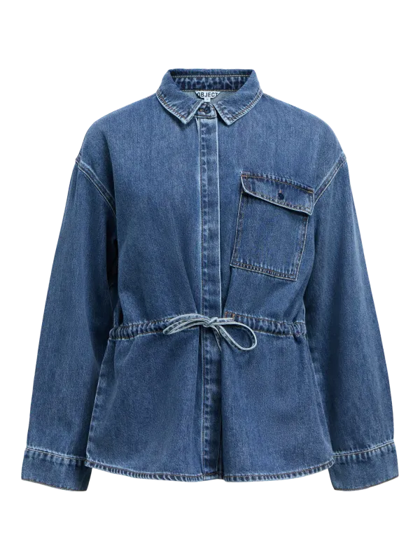 Object OBJROSIE L/S JACKET E AW FAIR 25 Medium Blue Denim 23048863