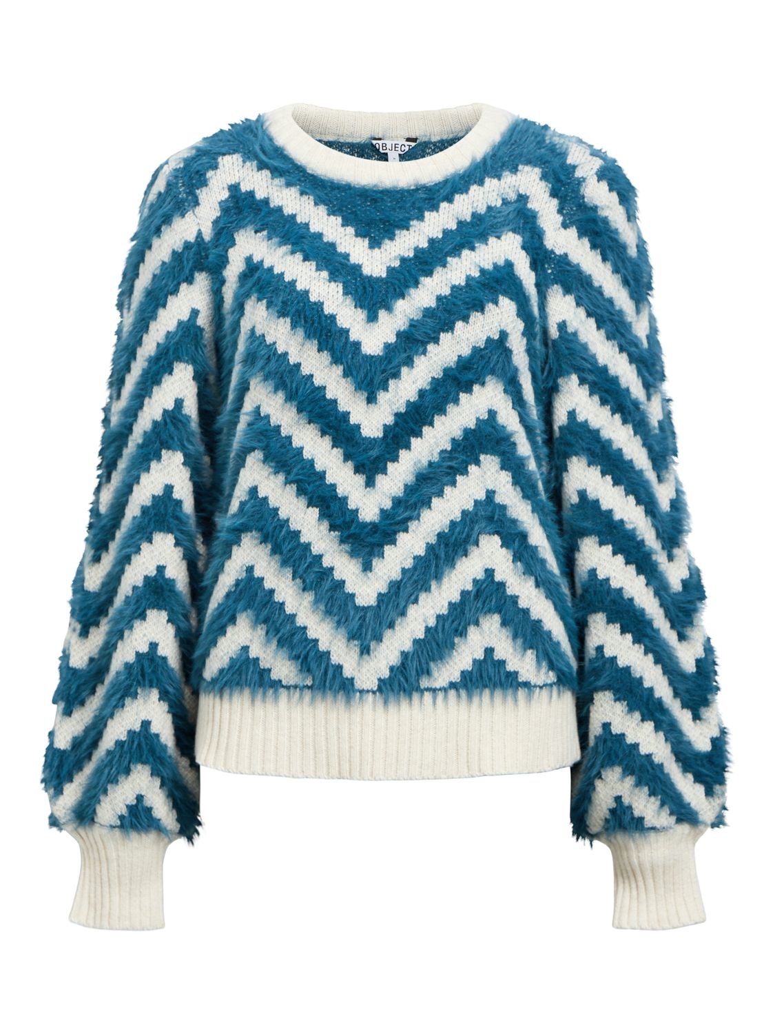 Object OBJHOLLOW L/S RE KNIT PULLOVER NOOS 238095001 23047266