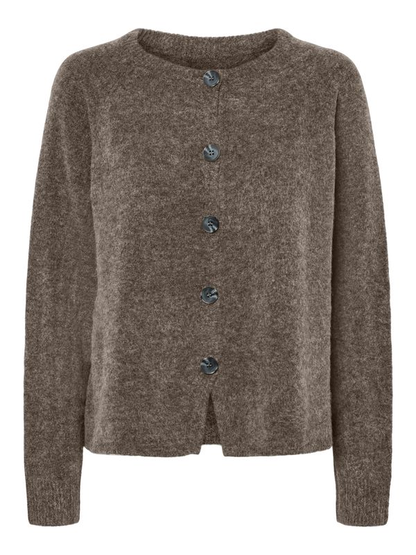 Pieces PCJIKO LS KNIT CARDIGAN BC Morel 17159158