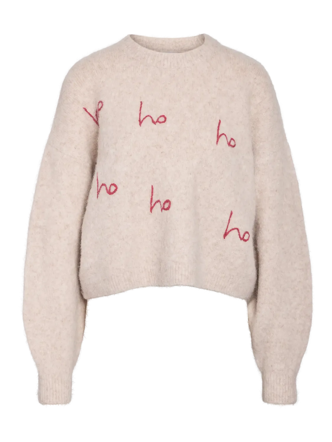 Noisy May NMVIXEN L/S O-NECK EMBROIDERY KNIT : 244775002 27034911