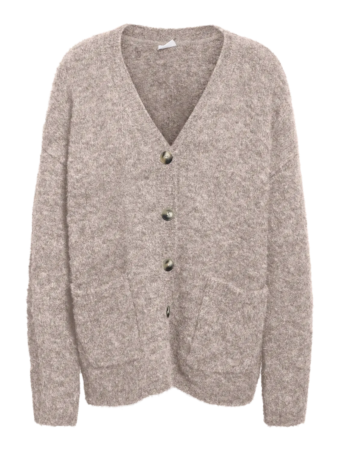 Noisy May NMDOLLY L/S KNIT CARDIGAN FWD NOOS Silver Mink 27034806