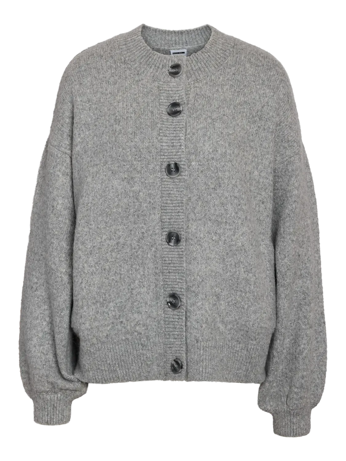 Noisy May NMELOISE L/S KNIT CARDIGAN FWD DD Medium Grey Melange 27034705