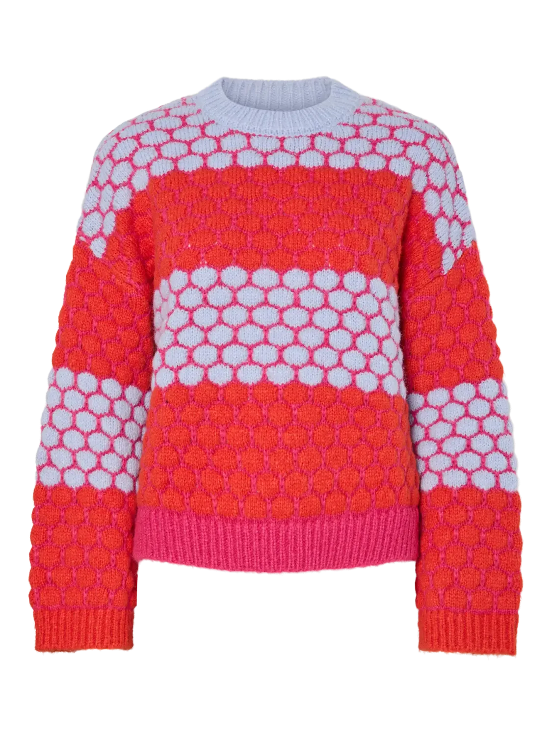 Pieces PCJANEL LS O-NECK KNIT BC 202610001 17159438