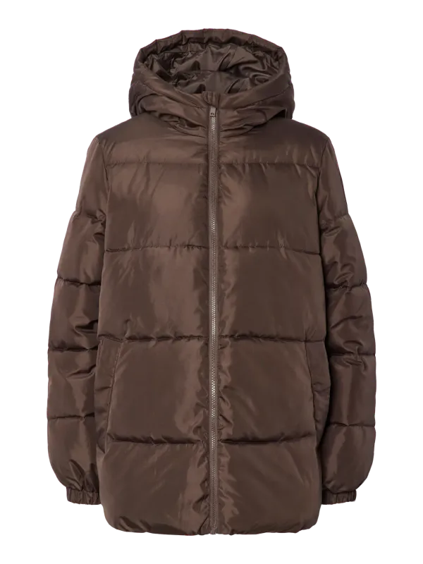 Pieces PCMADDIE PUFFER JACKET NOOS BC Hot Fudge 17150938