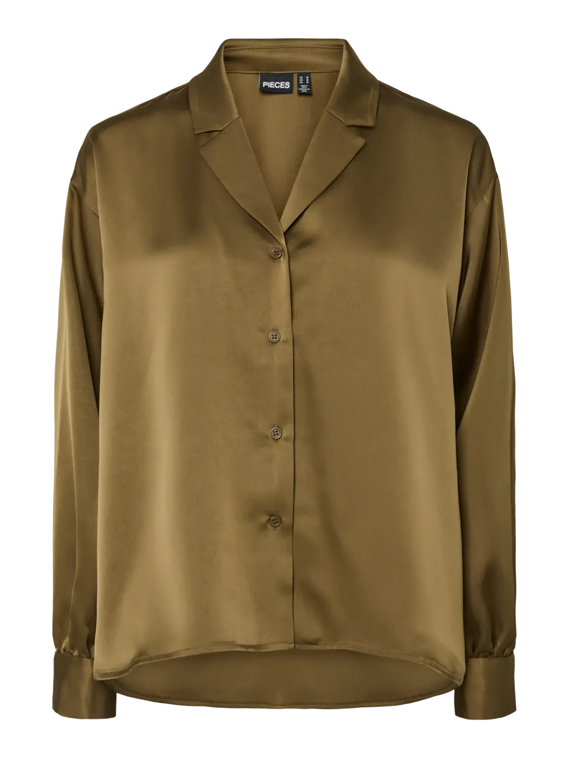Pieces PCRONJA LS LOOSE SHIRT WVN Military Olive 17161740