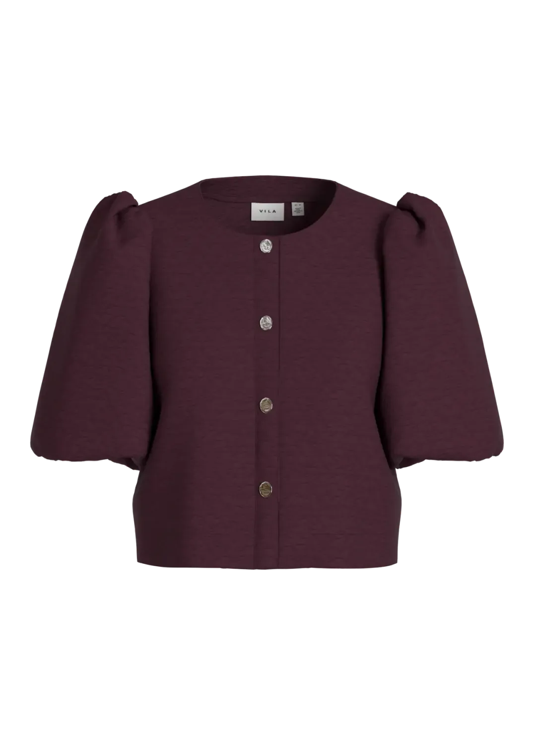 Vila VITALIAMA O-NECK 2/4 OPEN SHORT TOP Fig 14111383