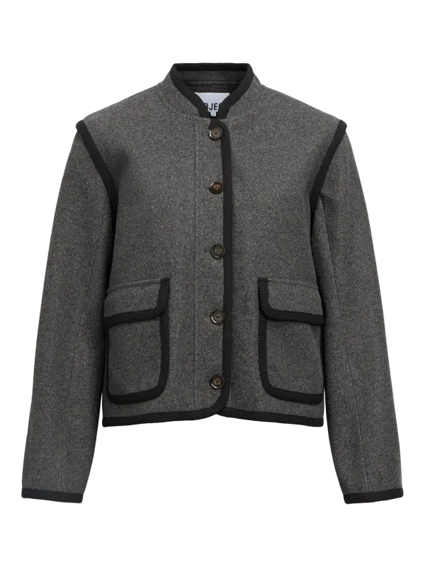 Object OBJISLA SHORT RE JACKET 142 Medium Grey Melange/ 23048193