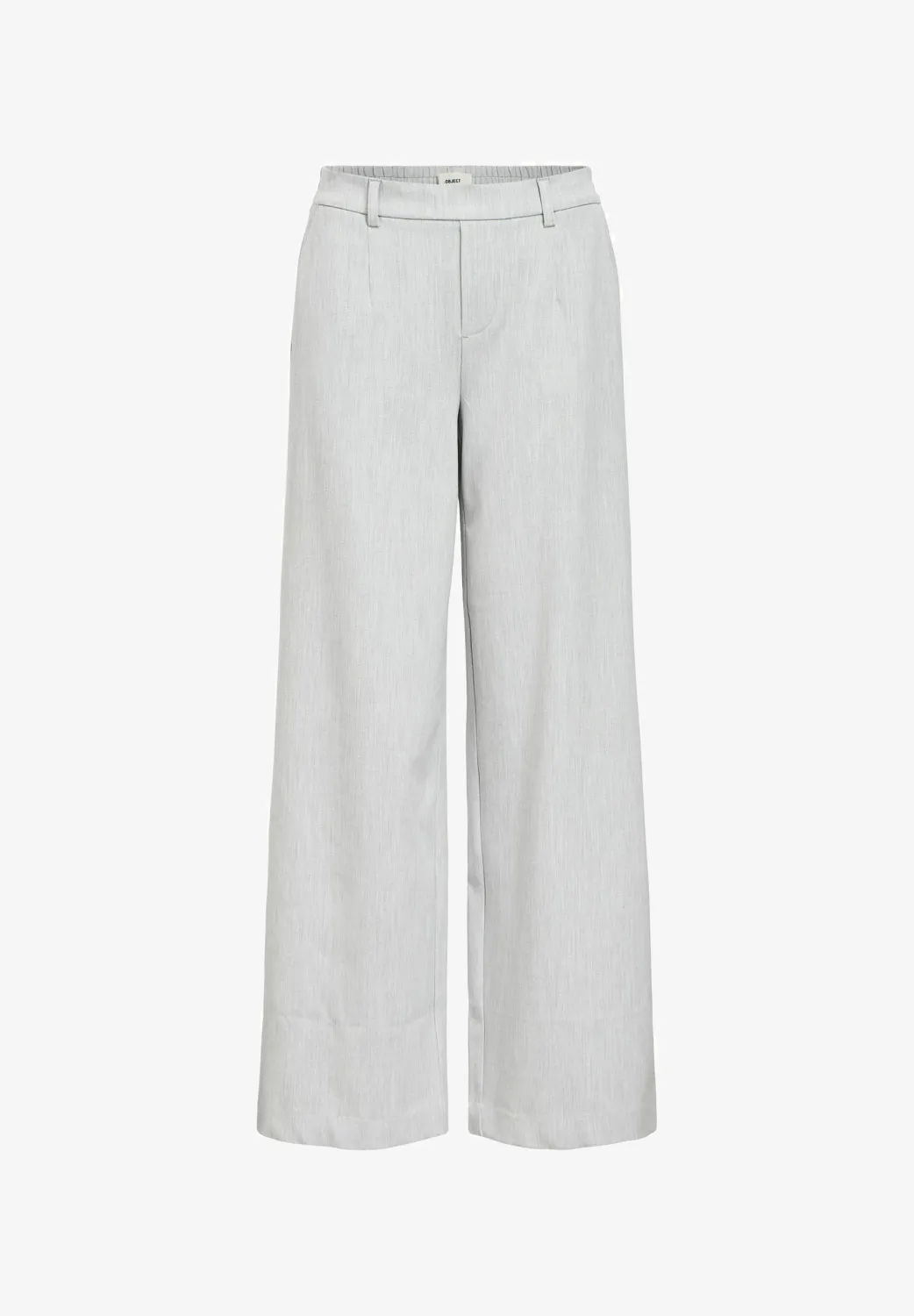 Object OBJLISA WIDE PANT TALL Light Grey Melange 23038739