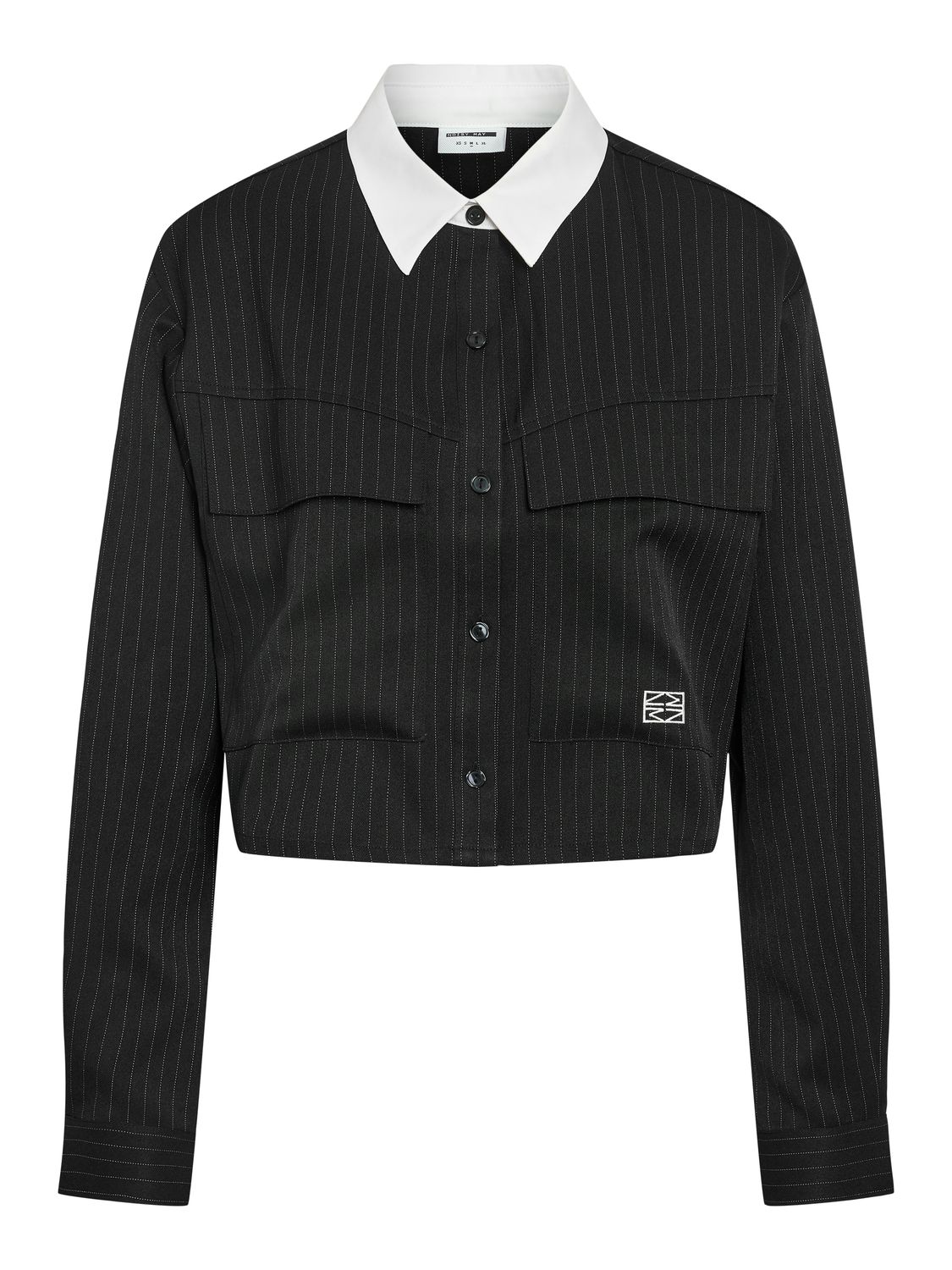 Noisy May NMDALLAS L/S CROP PINSTRIPE SHIRT F: 216869001 27034973
