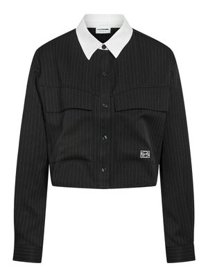 Noisy May NMDALLAS L/S CROP PINSTRIPE SHIRT F: 216869001 27034973 Noisy May NMDALLAS L/S CROP PINSTRIPE SHIRT F: 216869001 27034973