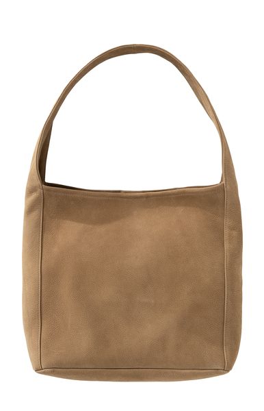 YaYa Large leather shoulder bag Lea LARK YELLOW BEIGE 03-003101-510