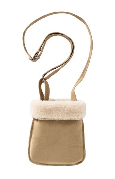 YaYa Lammy shoulder bag Lou LIGHT CAMEL 03-001104-510