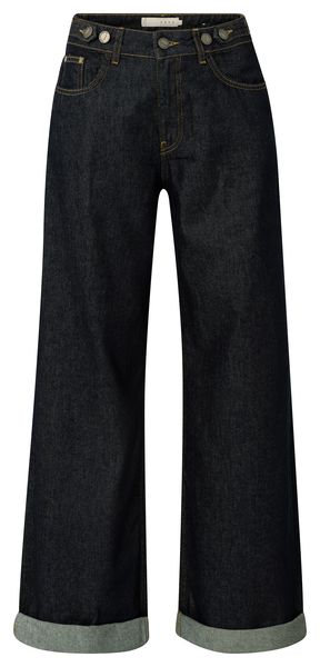 YaYa Loose fit denim with roll-ups DARK BLUE DENIM 01-311114-510