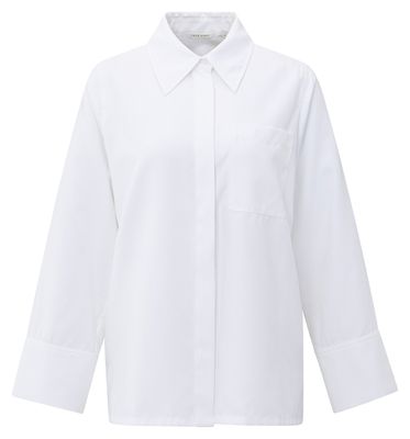 YaYa Soft blouse with wide cuffs PURE WHITE 01-201192-510
