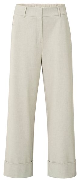 YaYa Trousers with turn-ups CLOUD GREY MELANGE 01-301224-510