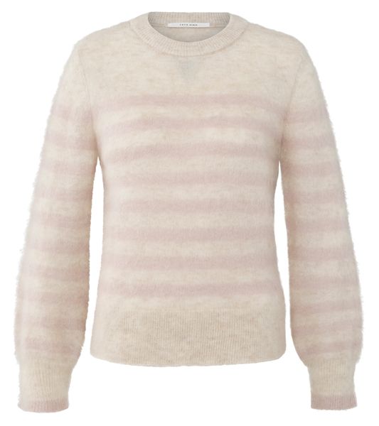 YaYa Striped sweater SHADOW GRAY PINK DES 01-000539-510