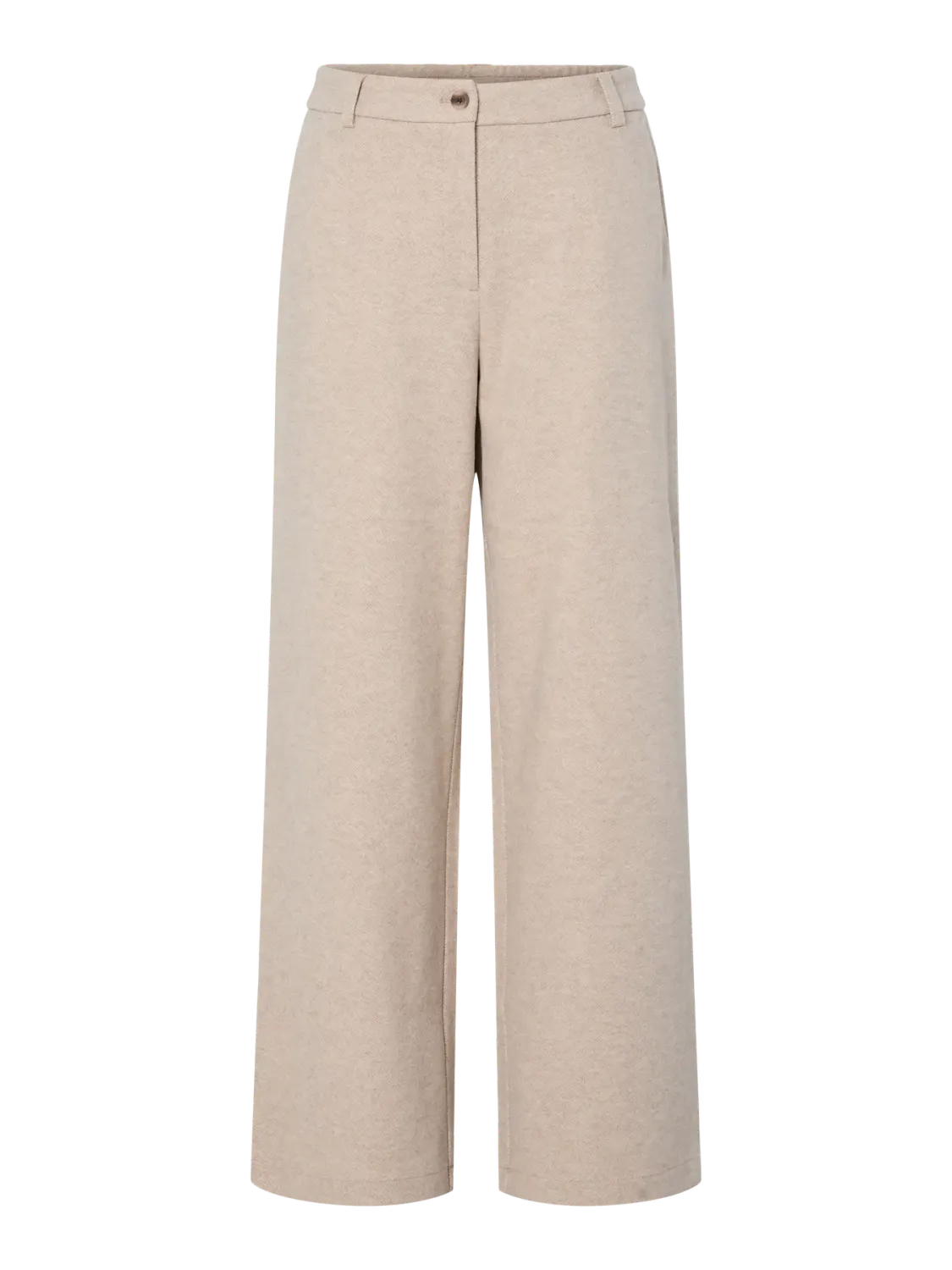 Pieces PCMAMILLA HW WIDE PANTS BC Porpoise 17161809