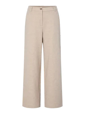 Pieces PCMAMILLA HW WIDE PANTS BC Porpoise 17161809