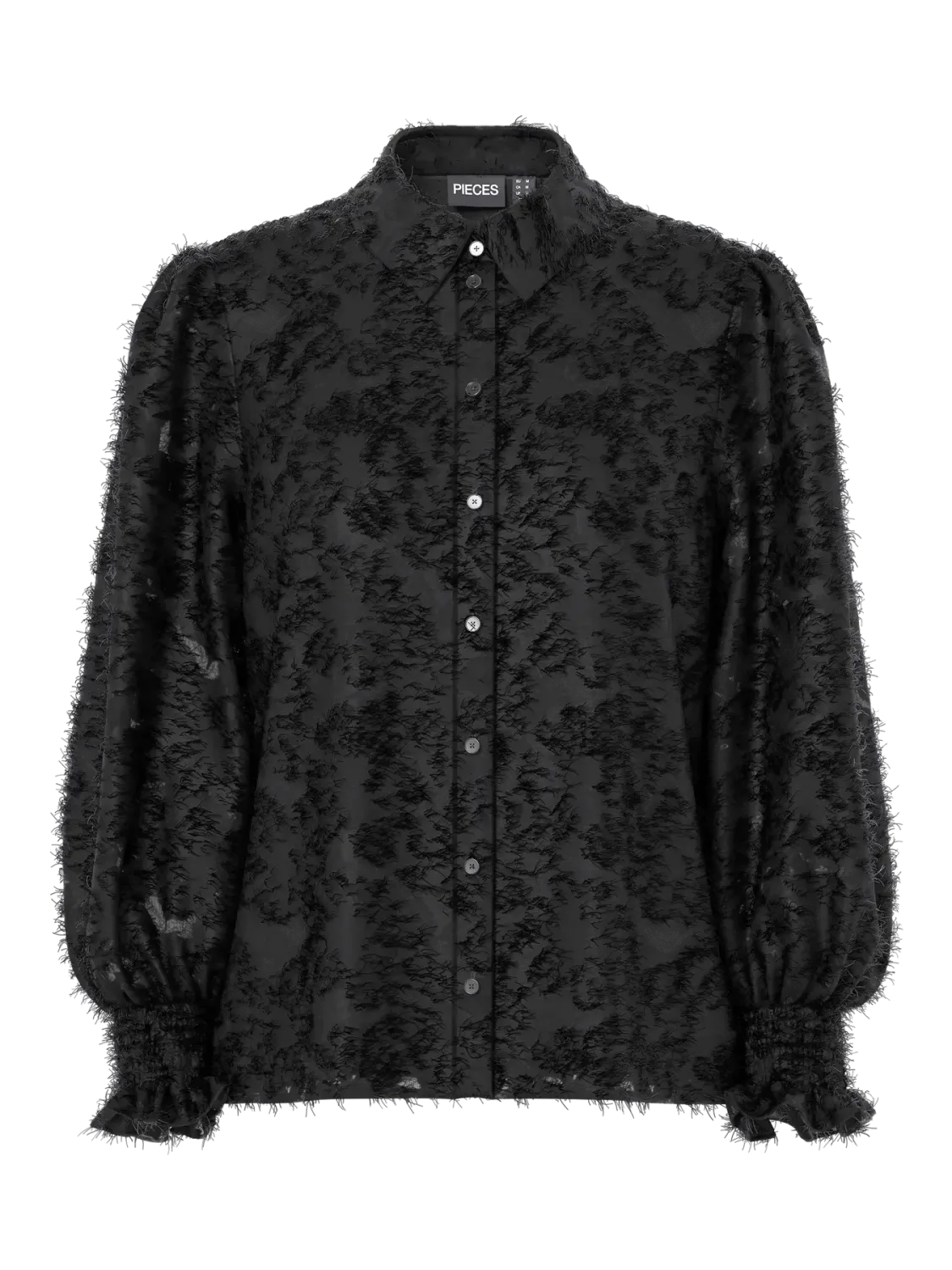 Pieces PCPINA LS SHIRT WVN BC Black 17154276