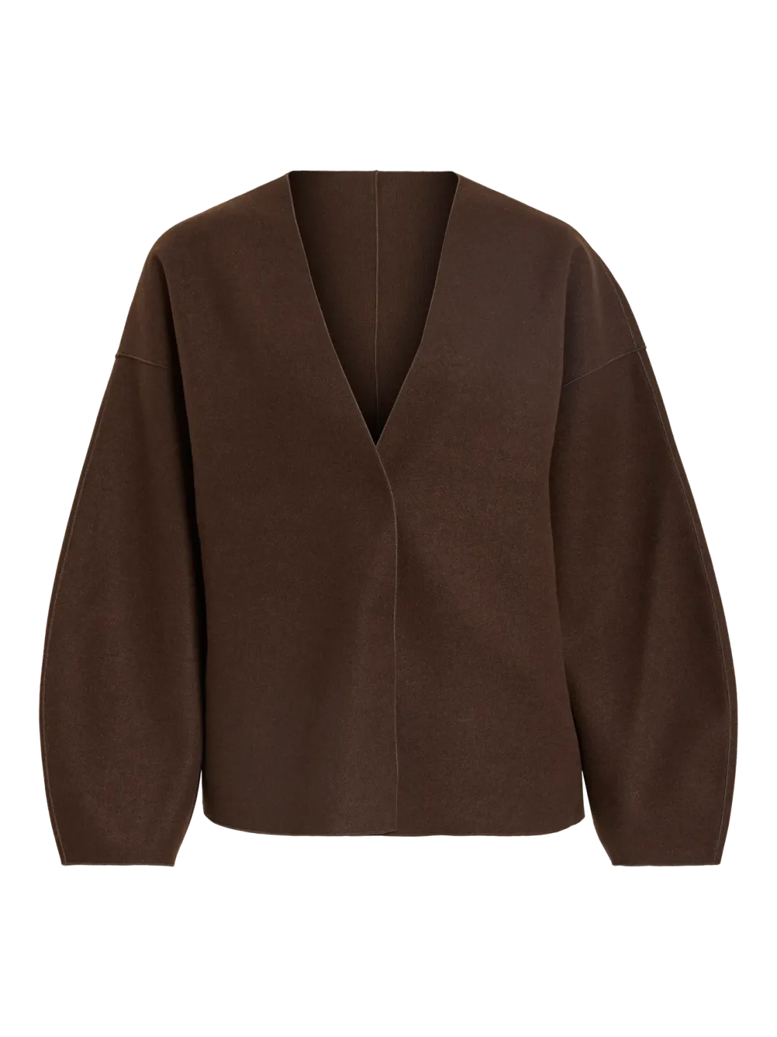 Vila VIJUICE LOOSE L/S JACKET - NOOS Coffee Bean 14101198