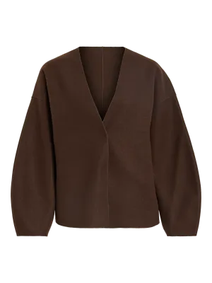 Vila VIJUICE LOOSE L/S JACKET - NOOS Coffee Bean 14101198 Vila VIJUICE LOOSE L/S JACKET - NOOS Coffee Bean 14101198