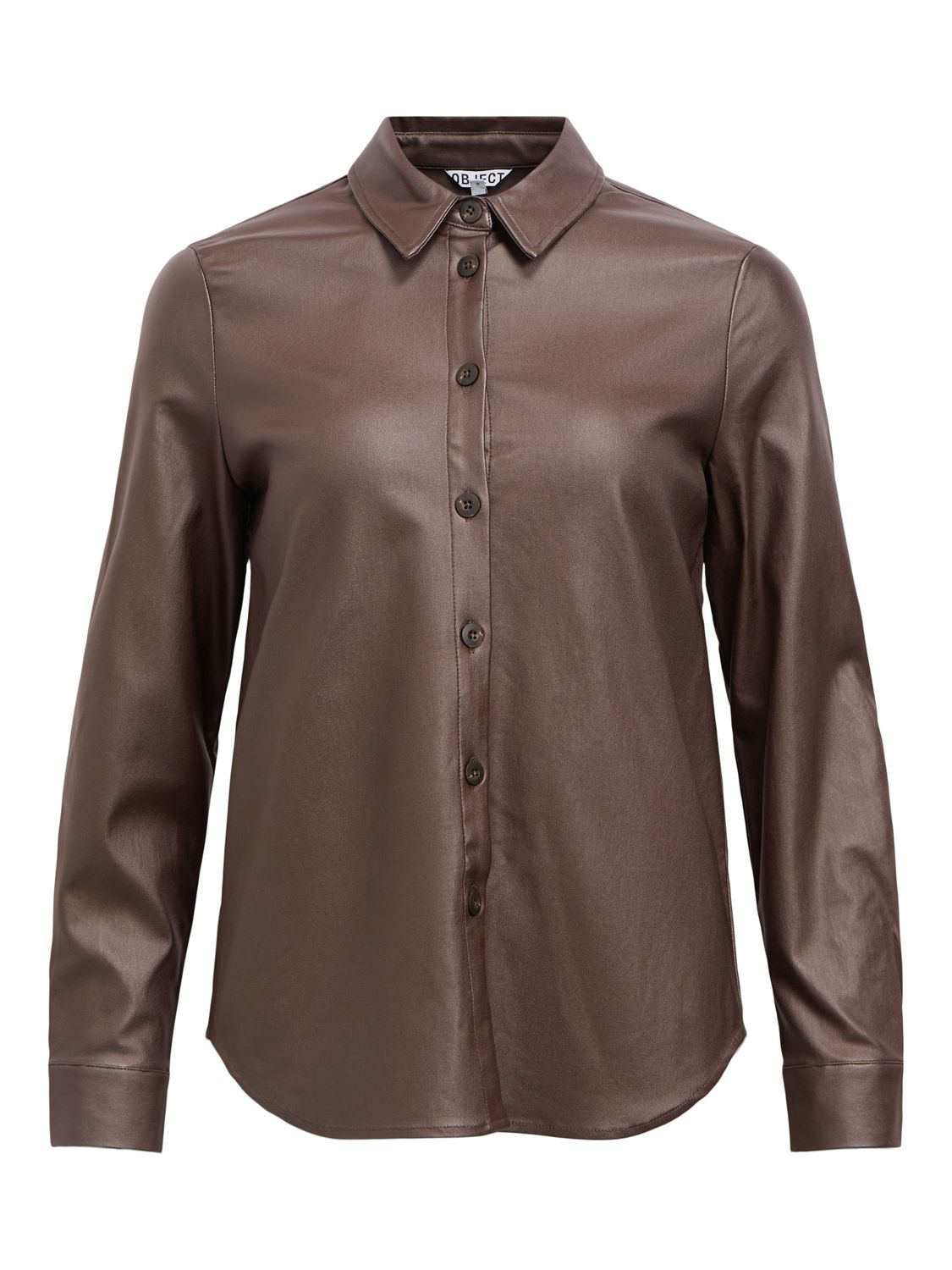 Object OBJMELBA RE LS SHIRT NOOS Seal Brown 23046910