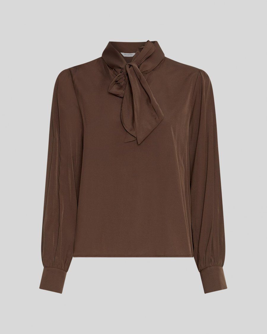MSCH Copenhagen MSCHJuliana Tie Top HOT FUDGE 19533 MSCH Copenhagen MSCHJuliana Tie Top HOT FUDGE 19533